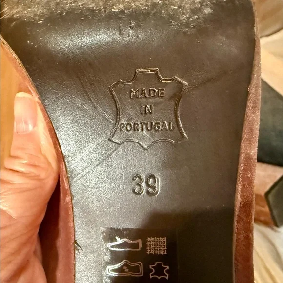 Free People Ladies’ size 39 Cecile Pink Velour block heel Ankle Boots - Picture 11 of 13